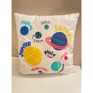 Kids Pillowfort Planets 18" x 18" Decor Throw Pillow Solar System Bedroom Space